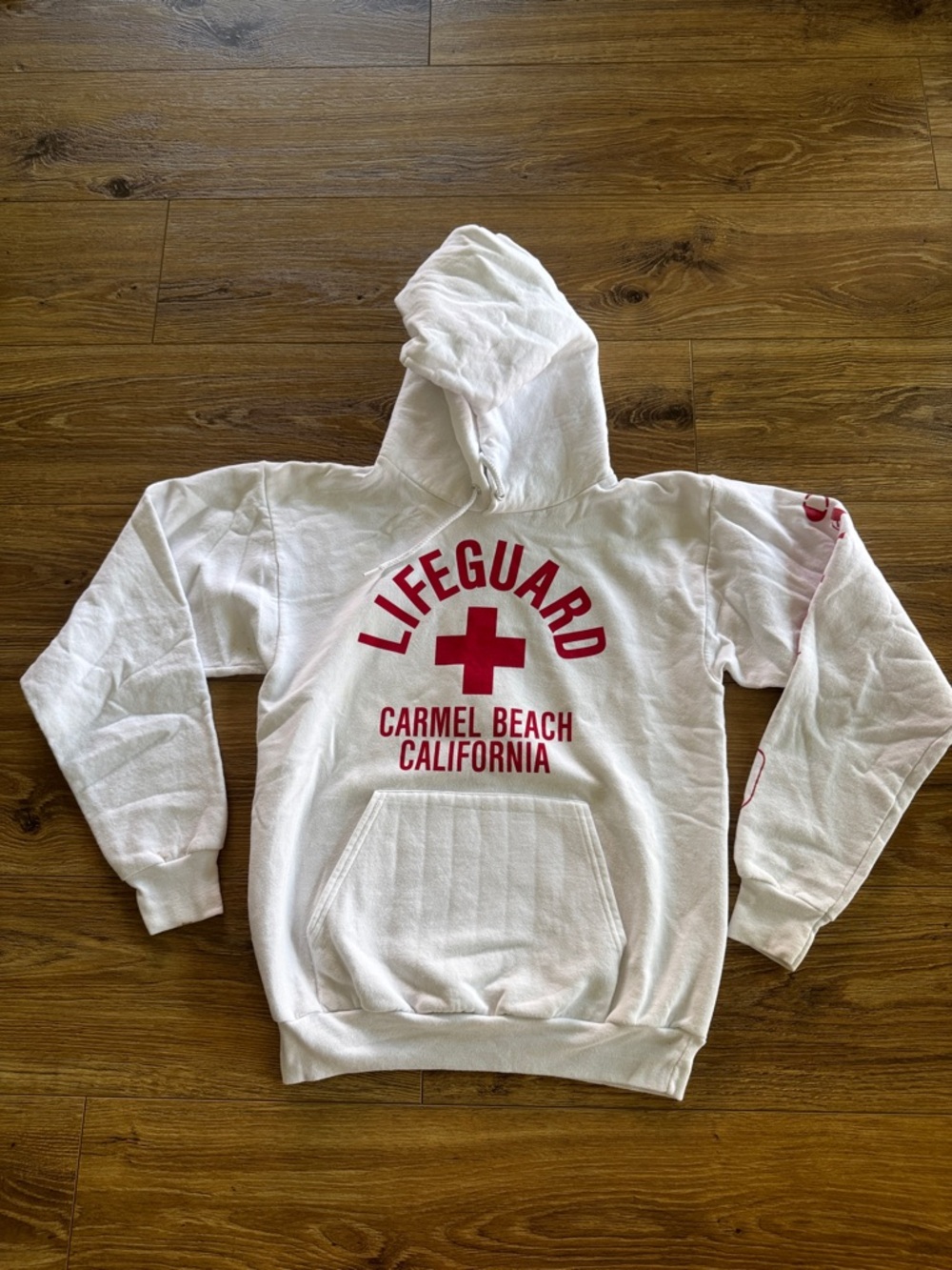 🌊 Hanes White Lifeguard Hoodie 🌊